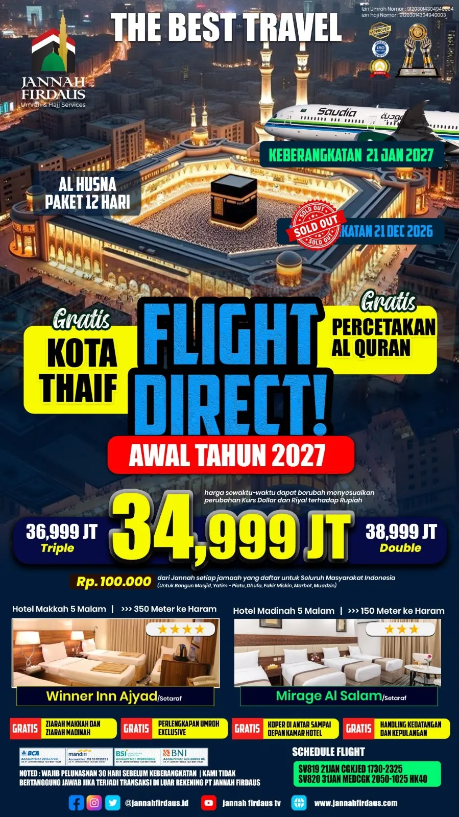 AL HUSNA PAKET 12 HARI