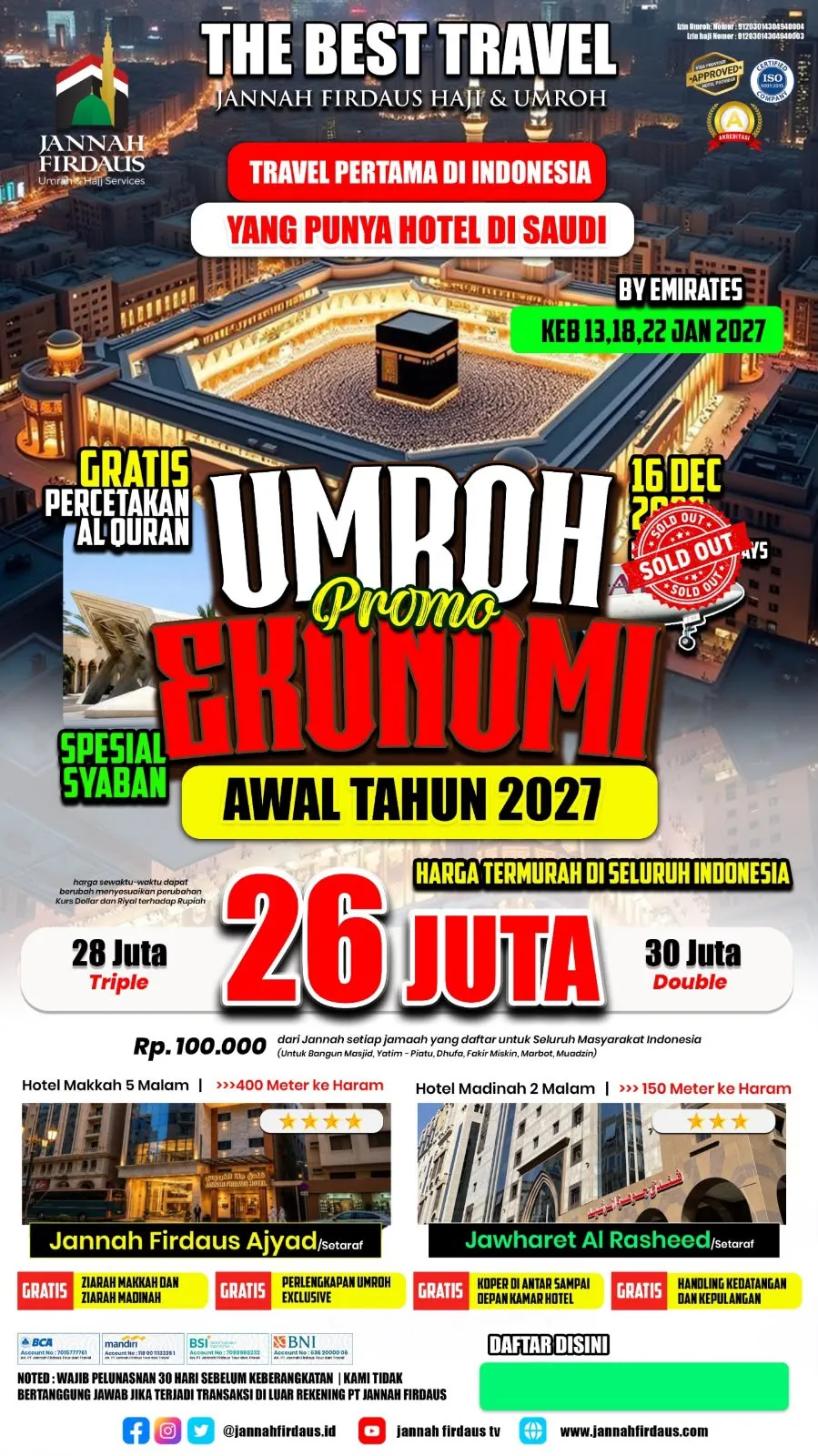 UMROH Promo EKONOMI