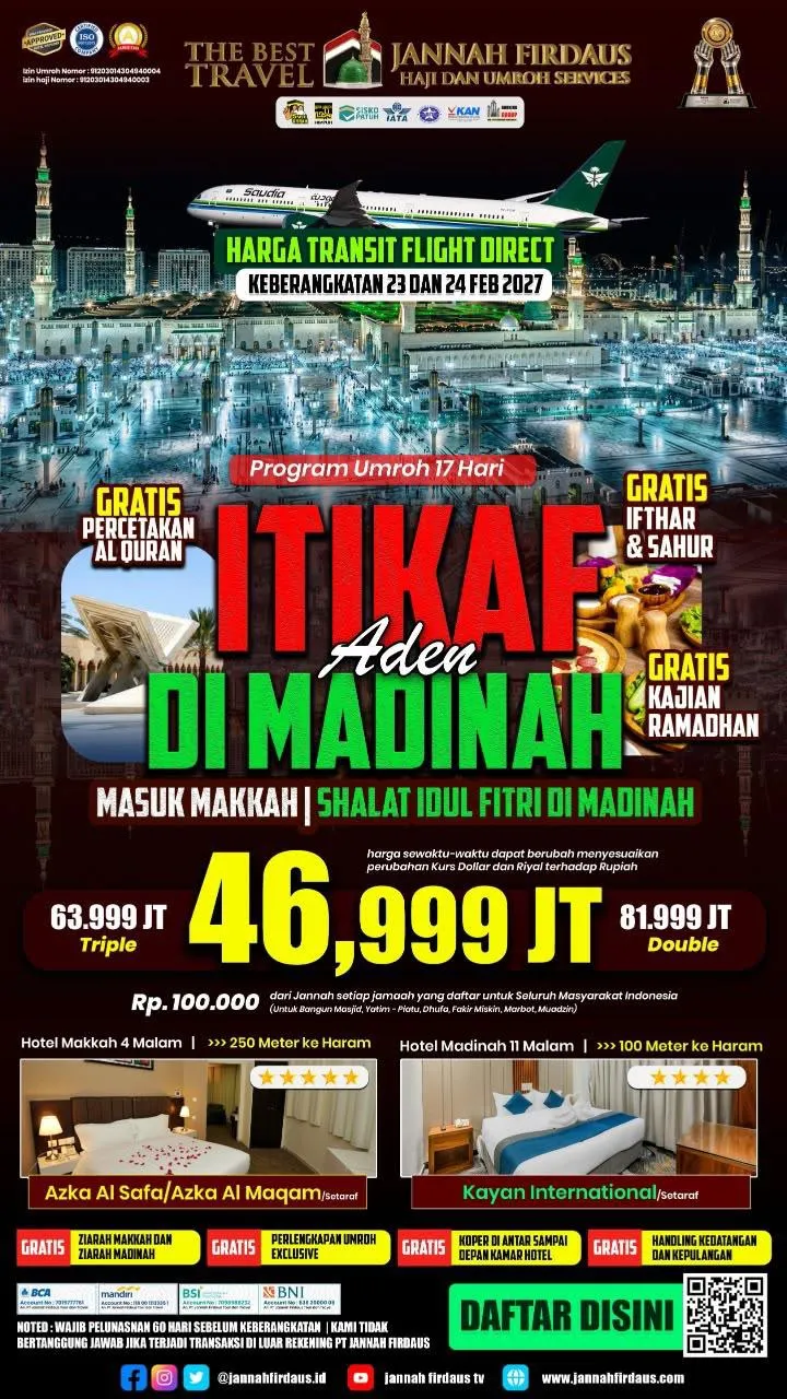 ITIKAF Aden DI MADINAH